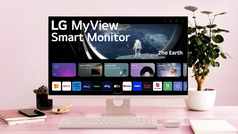 Think pink with a MyView monitor and matching accessories